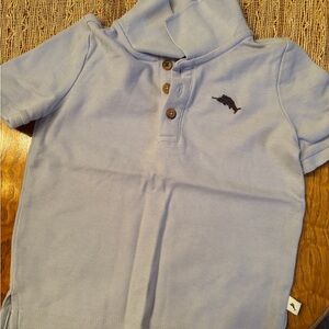 Boys Tommy Bahama polo shirt, light blue, excellent condition, size 3-4